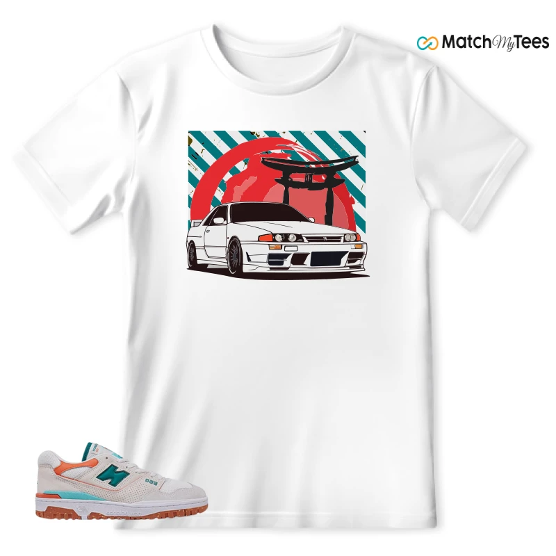 NEW BALANCE 550 SEA SALT VERDIGRIS (WOMEN'S) SNEAKER Matching Tees t-shirt