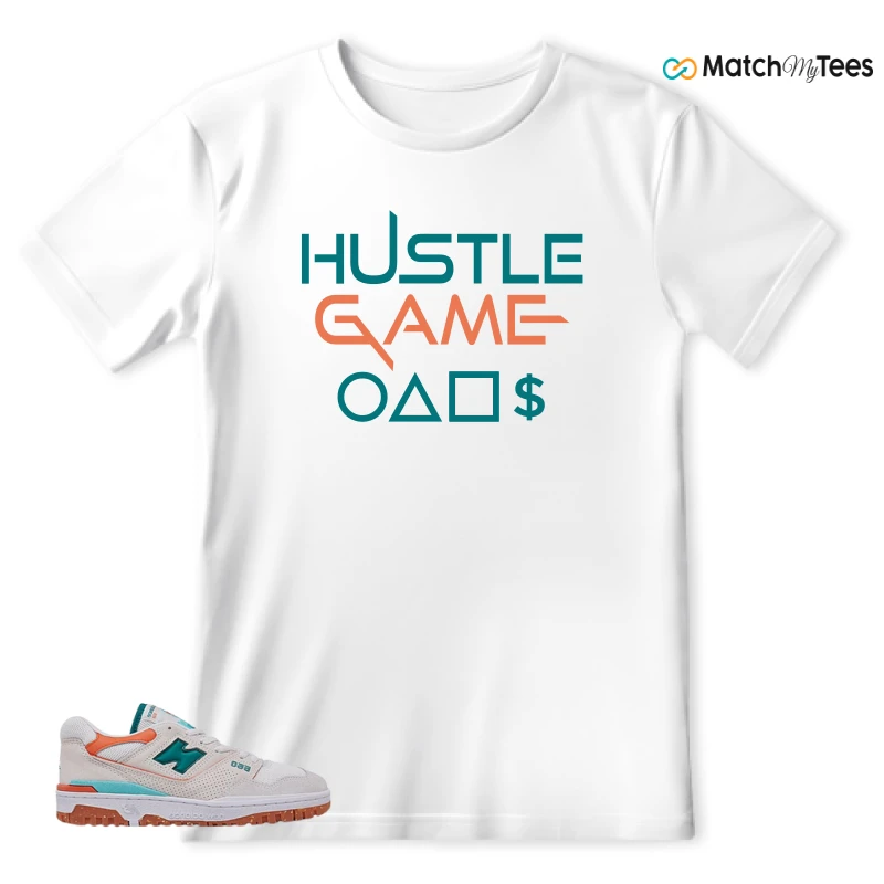 NEW BALANCE 550 SEA SALT VERDIGRIS (WOMEN'S) SNEAKER Matching Tees T-shirt for Men
