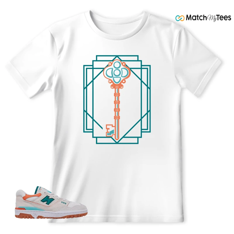 NEW BALANCE 550 SEA SALT VERDIGRIS (WOMEN'S) SNEAKER Matching Tees t-shirt