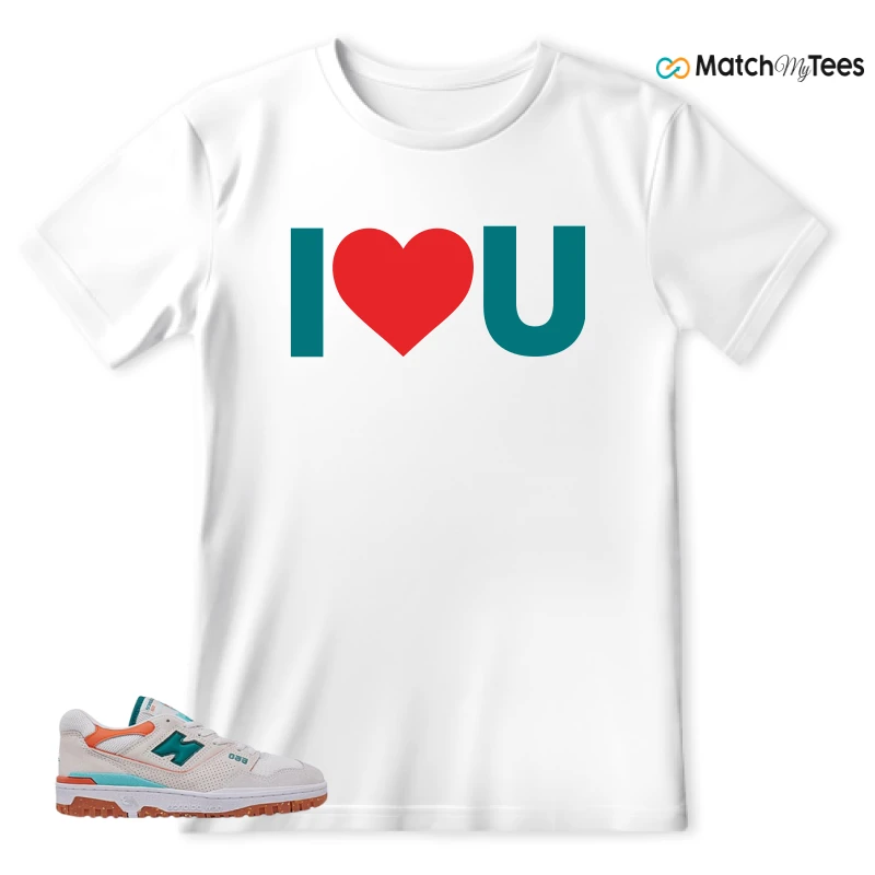 NEW BALANCE 550 SEA SALT VERDIGRIS (WOMEN'S) SNEAKER Matching Tees t-shirt
