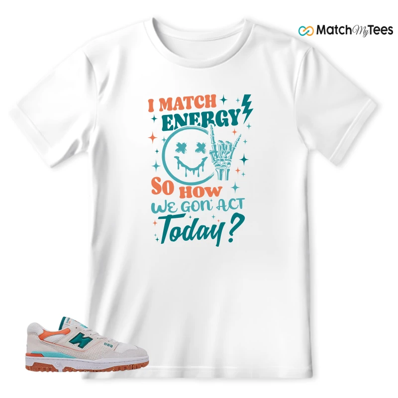 NEW BALANCE 550 SEA SALT VERDIGRIS (WOMEN'S) SNEAKER Matching Tees t-shirt
