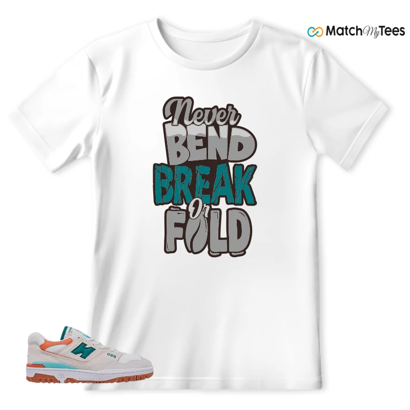 NEW BALANCE 550 SEA SALT VERDIGRIS (WOMEN'S) SNEAKER Matching Tees t-shirt