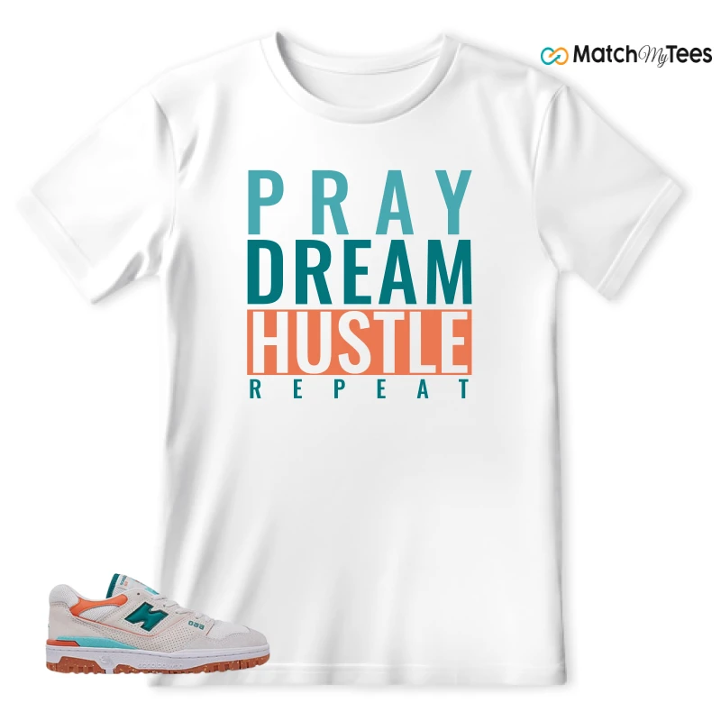 NEW BALANCE 550 SEA SALT VERDIGRIS (WOMEN'S) SNEAKER Matching Tees t-shirt