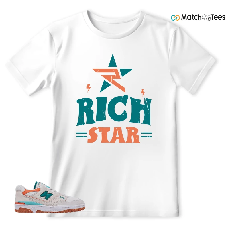 NEW BALANCE 550 SEA SALT VERDIGRIS (WOMEN'S) SNEAKER Matching Tees t-shirt