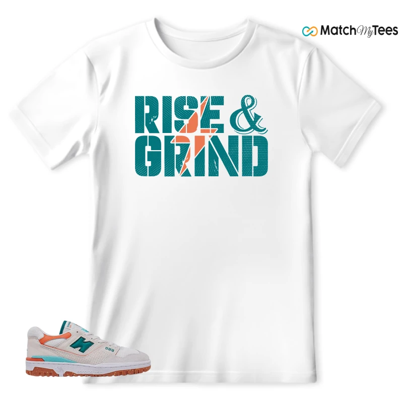 NEW BALANCE 550 SEA SALT VERDIGRIS (WOMEN'S) SNEAKER Matching Tees t-shirt