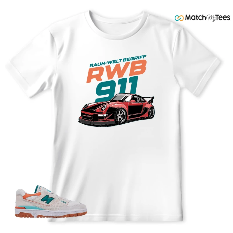 NEW BALANCE 550 SEA SALT VERDIGRIS (WOMEN'S) SNEAKER Matching Tees t-shirt