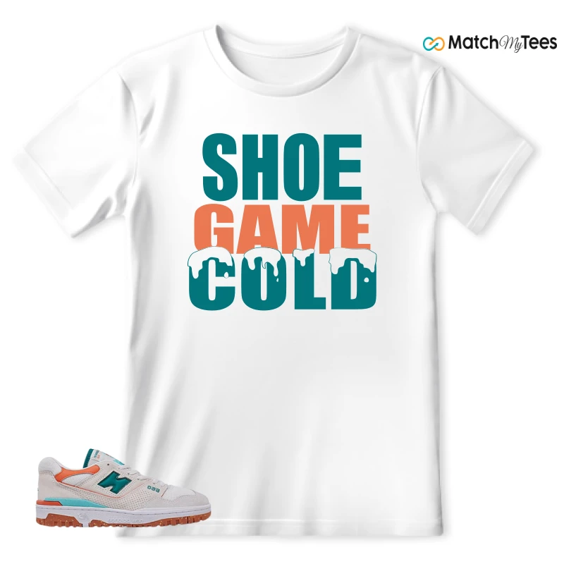 NEW BALANCE 550 SEA SALT VERDIGRIS (WOMEN'S) SNEAKER Matching Tees t-shirt