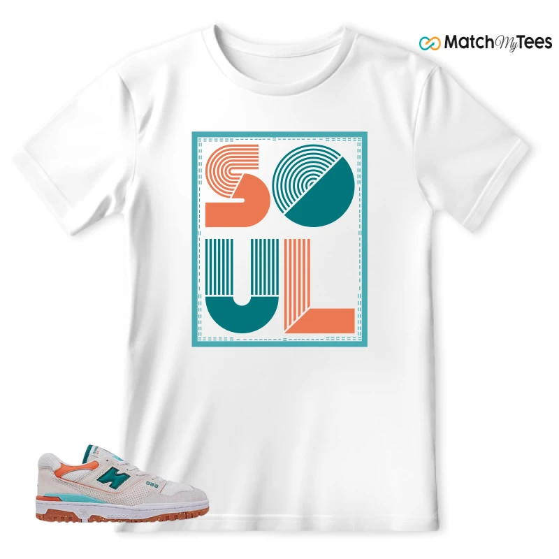 NEW BALANCE 550 SEA SALT VERDIGRIS (WOMEN'S) SNEAKER Matching Tees t-shirt