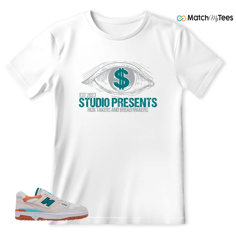 NEW BALANCE 550 SEA SALT VERDIGRIS (WOMEN'S) SNEAKER Matching Tees t-shirt