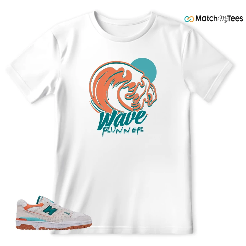 NEW BALANCE 550 SEA SALT VERDIGRIS (WOMEN'S) SNEAKER Matching Tees t-shirt