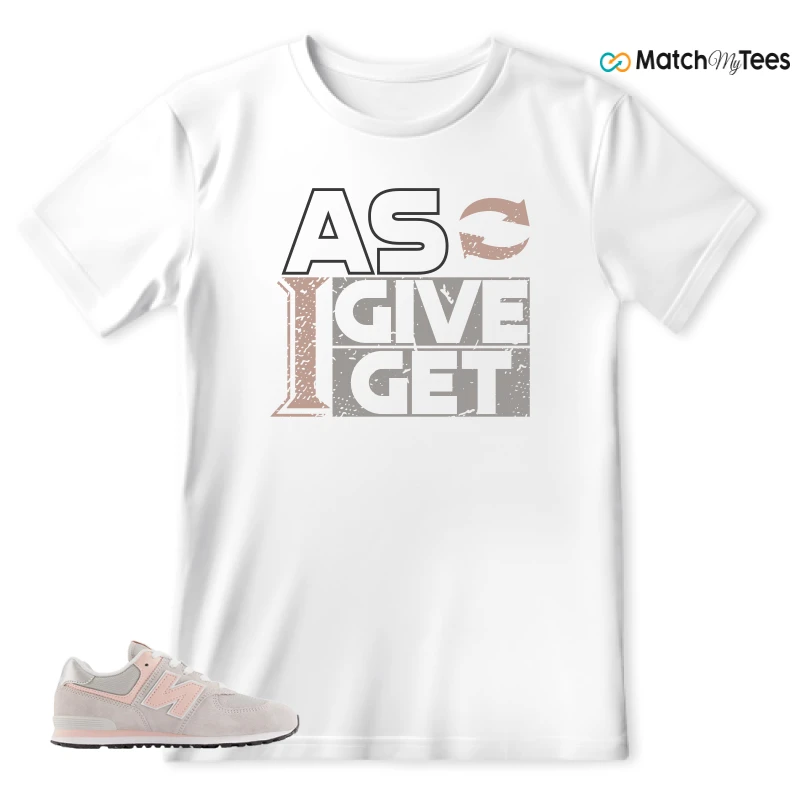NEW BALANCE 574 CORE RAIN CLOUD PINK HAZE SNEAKER Matching Tees t-shirt