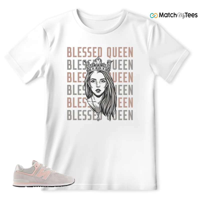 NEW BALANCE 574 CORE RAIN CLOUD PINK HAZE SNEAKER Matching Tees t-shirt