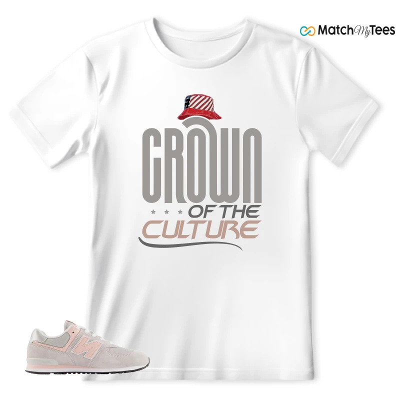 NEW BALANCE 574 CORE RAIN CLOUD PINK HAZE SNEAKER Matching Tees t-shirt