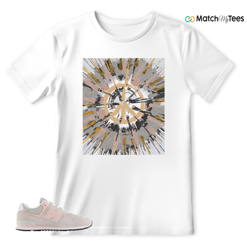 NEW BALANCE 574 CORE RAIN CLOUD PINK HAZE SNEAKER Matching Tees t-shirt