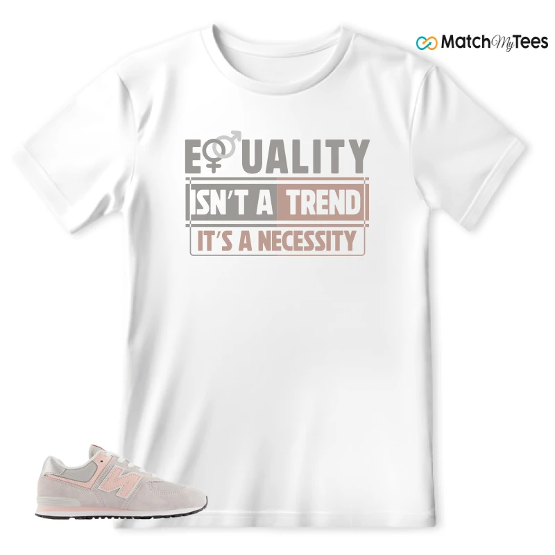 NEW BALANCE 574 CORE RAIN CLOUD PINK HAZE SNEAKER Matching Tees t-shirt