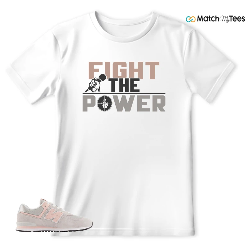 NEW BALANCE 574 CORE RAIN CLOUD PINK HAZE SNEAKER Matching Tees t-shirt