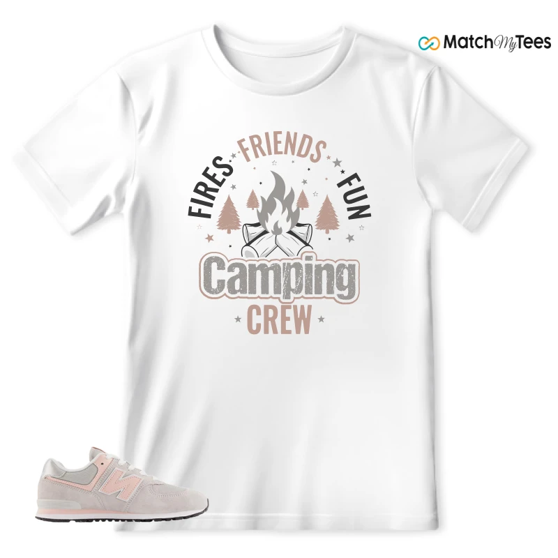 NEW BALANCE 574 CORE RAIN CLOUD PINK HAZE SNEAKER Matching Tees t-shirt