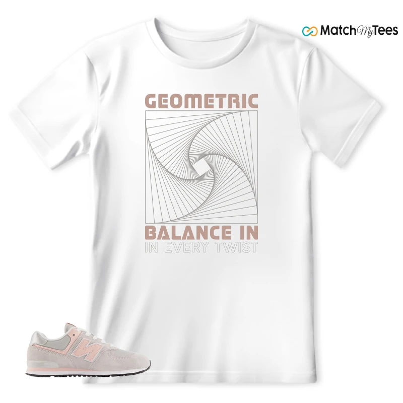 NEW BALANCE 574 CORE RAIN CLOUD PINK HAZE SNEAKER Matching Tees t-shirt