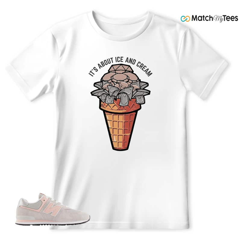 NEW BALANCE 574 CORE RAIN CLOUD PINK HAZE SNEAKER Matching Tees t-shirt