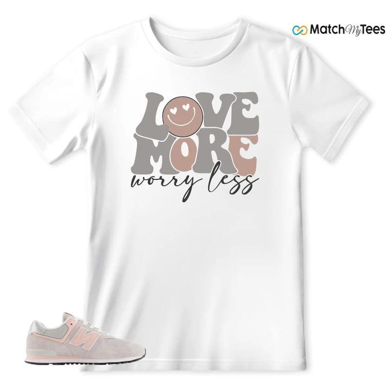 NEW BALANCE 574 CORE RAIN CLOUD PINK HAZE SNEAKER Matching Tees t-shirt