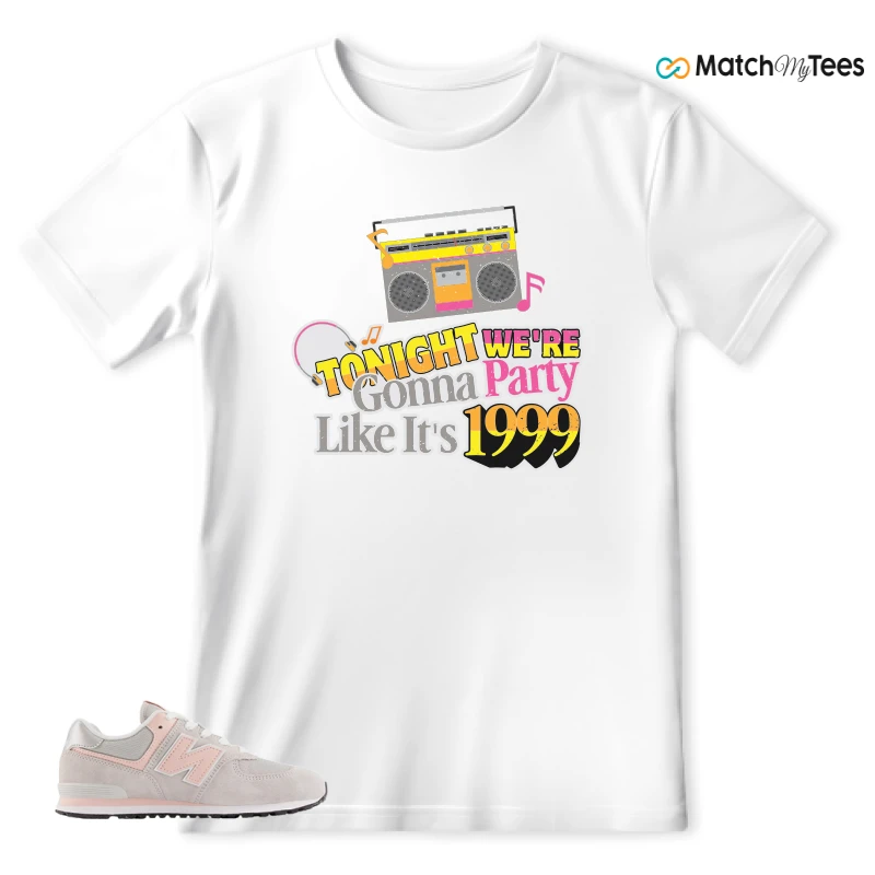 NEW BALANCE 574 CORE RAIN CLOUD PINK HAZE SNEAKER Matching Tees t-shirt