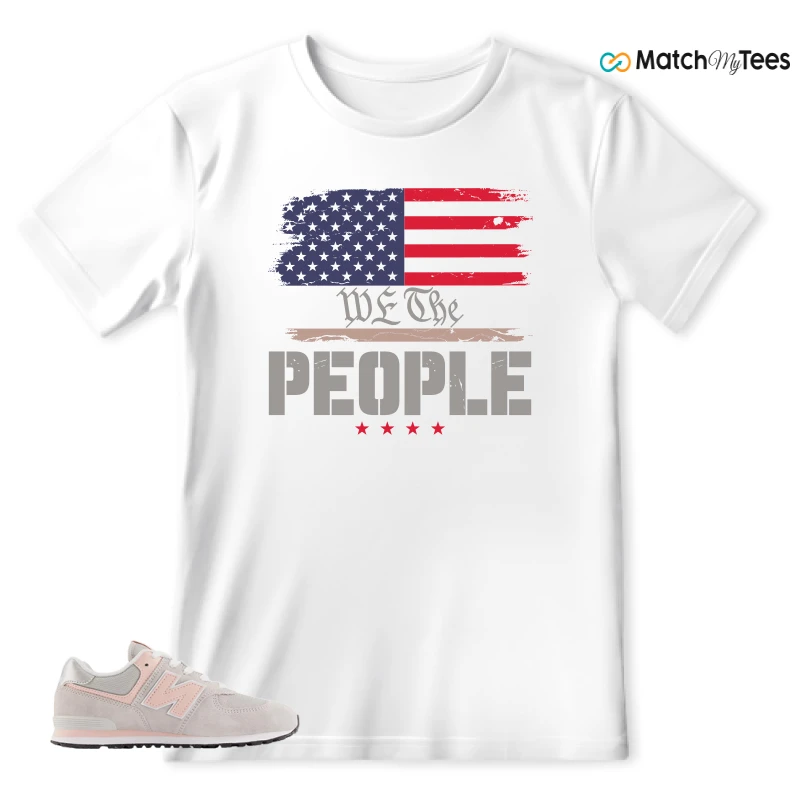 NEW BALANCE 574 CORE RAIN CLOUD PINK HAZE SNEAKER Matching Tees t-shirt