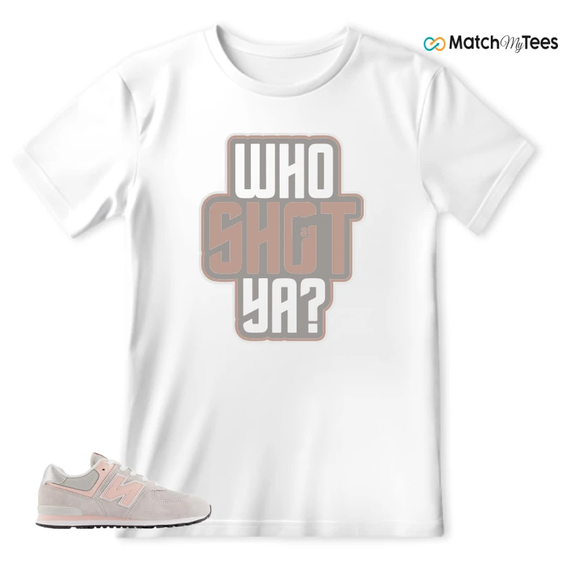 NEW BALANCE 574 CORE RAIN CLOUD PINK HAZE SNEAKER Matching Tees t-shirt