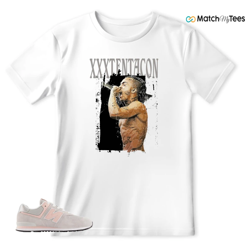 NEW BALANCE 574 CORE RAIN CLOUD PINK HAZE SNEAKER Matching Tees t-shirt