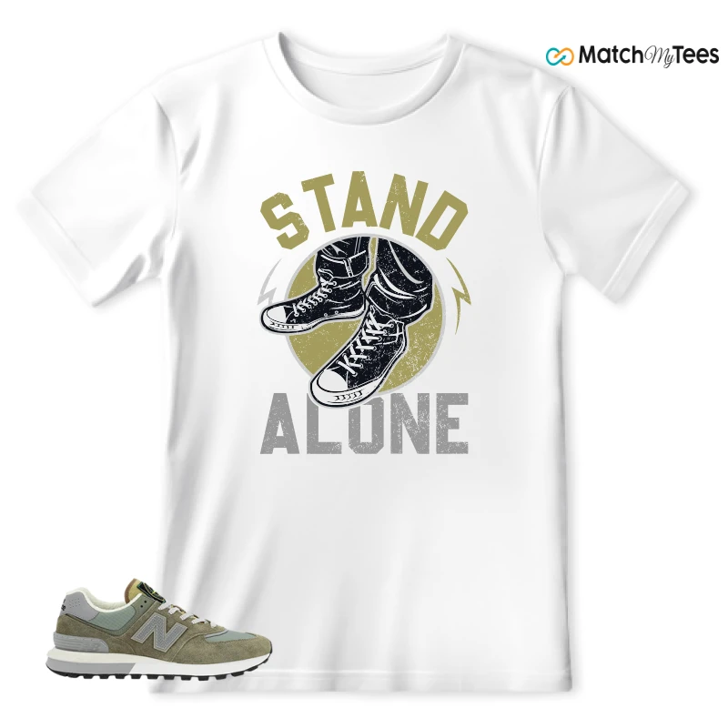 NEW BALANCE 574 LEGACY STONE ISLAND SNEAKER Matching Tees t-shirt