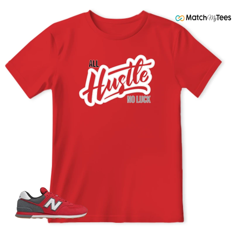 NEW BALANCE 574 RED LEAD SNEAKER Matching Tees t-shirt