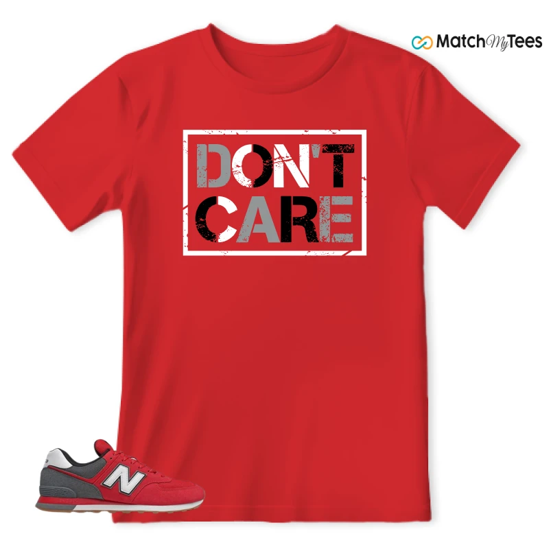NEW BALANCE 574 RED LEAD SNEAKER Matching Tees t-shirt