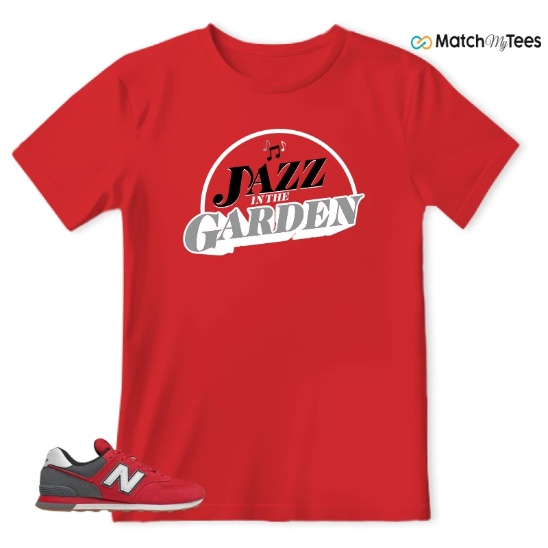 NEW BALANCE 574 RED LEAD SNEAKER Matching Tees t-shirt