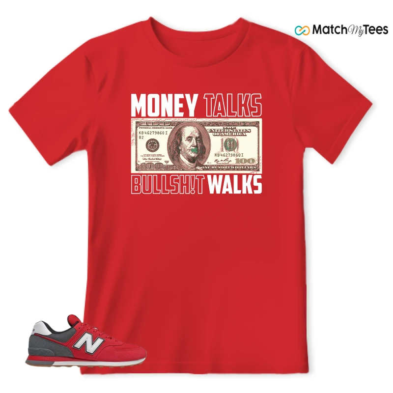 NEW BALANCE 574 RED LEAD SNEAKER Matching Tees t-shirt