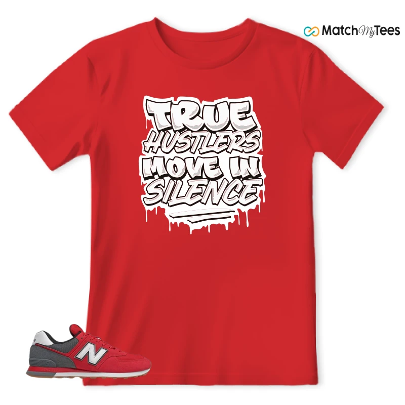 NEW BALANCE 574 RED LEAD SNEAKER Matching Tees t-shirt