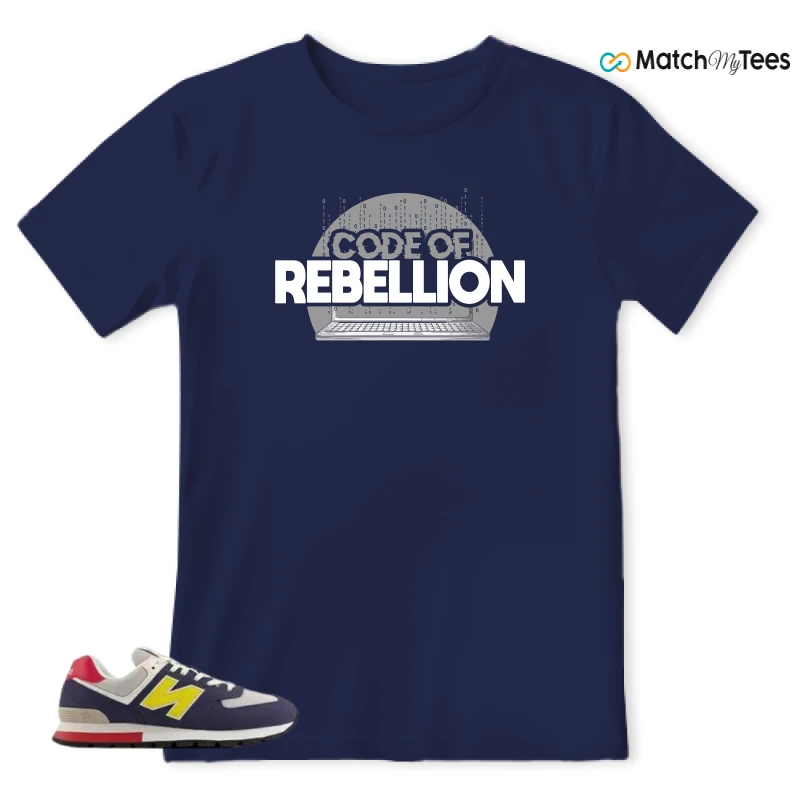 NEW BALANCE 574 RUGGED BLUE YELLOW SNEAKER Matching Tees t-shirt