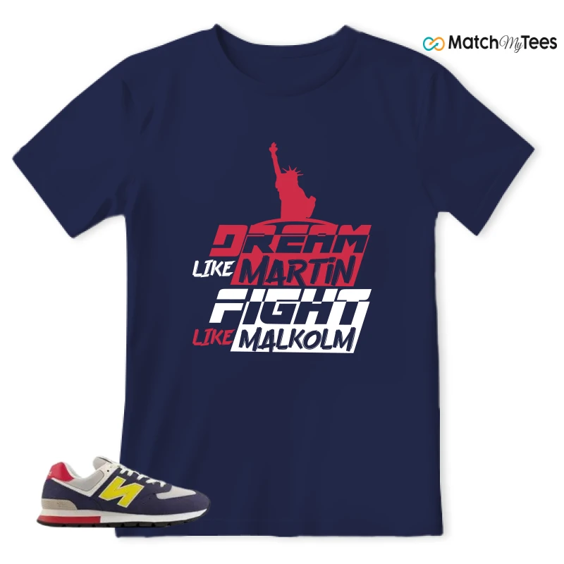 NEW BALANCE 574 RUGGED BLUE YELLOW SNEAKER Matching Tees t-shirt
