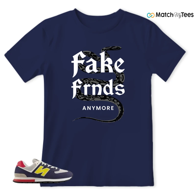 NEW BALANCE 574 RUGGED BLUE YELLOW SNEAKER Matching Tees t-shirt