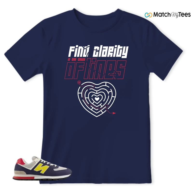 NEW BALANCE 574 RUGGED BLUE YELLOW SNEAKER Matching Tees t-shirt