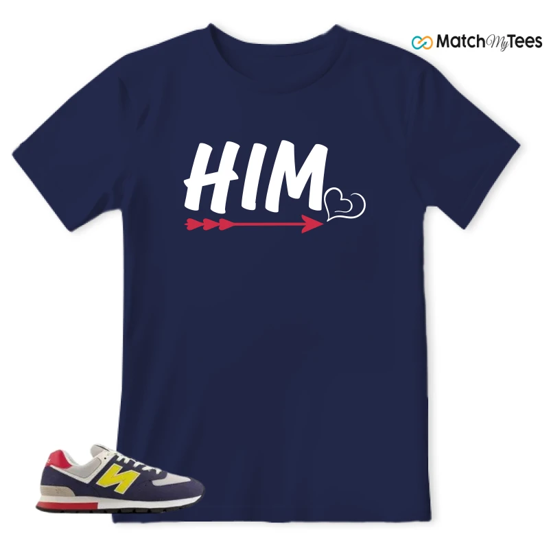 NEW BALANCE 574 RUGGED BLUE YELLOW SNEAKER Matching Tees t-shirt
