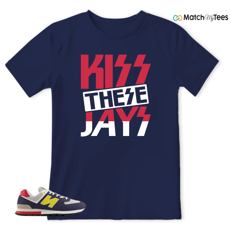 NEW BALANCE 574 RUGGED BLUE YELLOW SNEAKER Matching Tees t-shirt