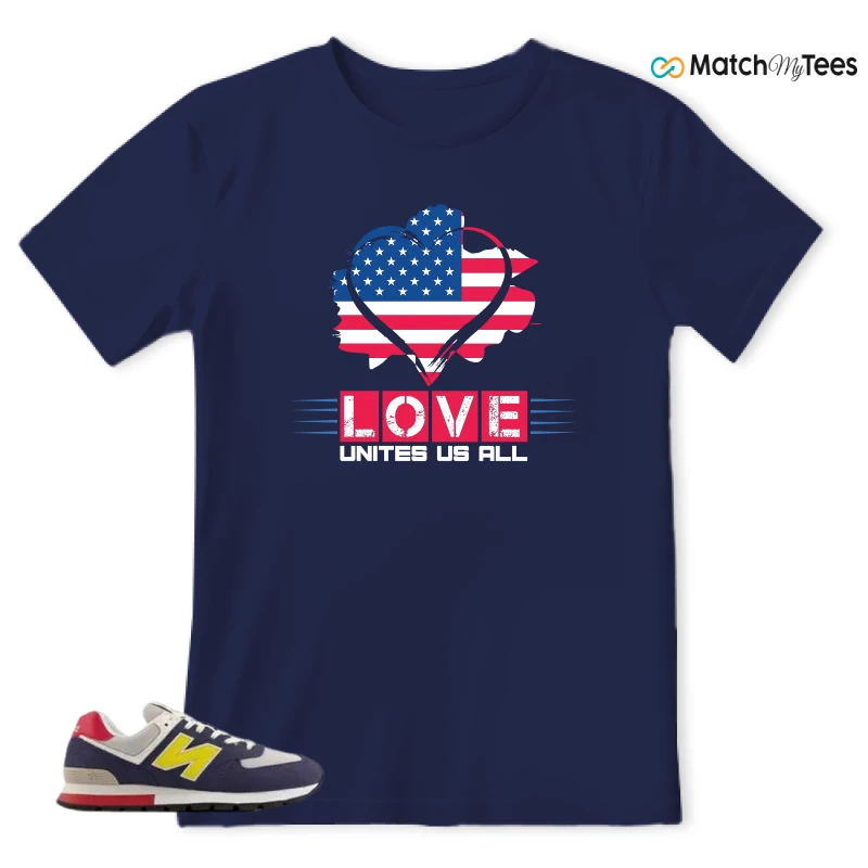 NEW BALANCE 574 RUGGED BLUE YELLOW SNEAKER Matching Tees t-shirt