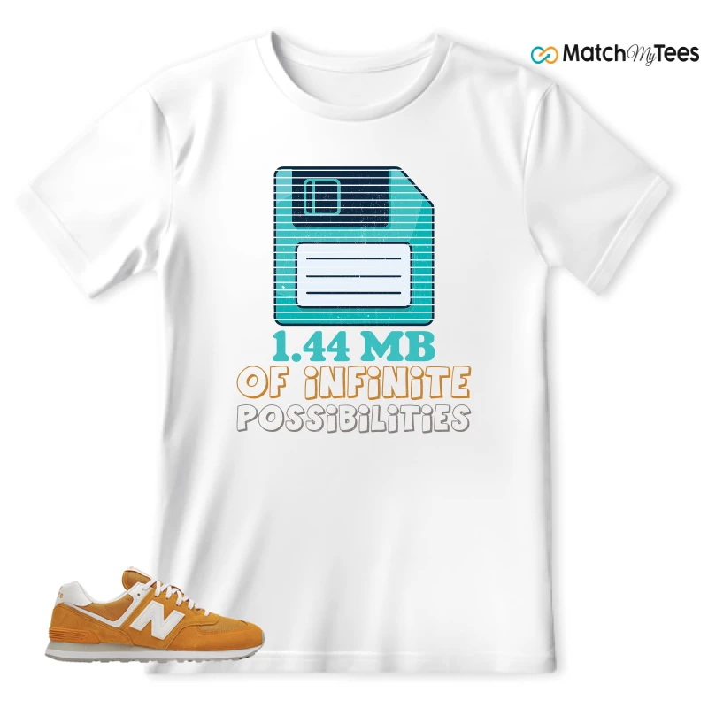 NEW BALANCE 574 YELLOW WHITE (2022) SNEAKER Matching Tees t-shirt