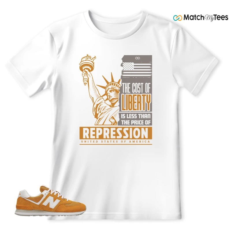 NEW BALANCE 574 YELLOW WHITE (2022) SNEAKER Matching Tees t-shirt