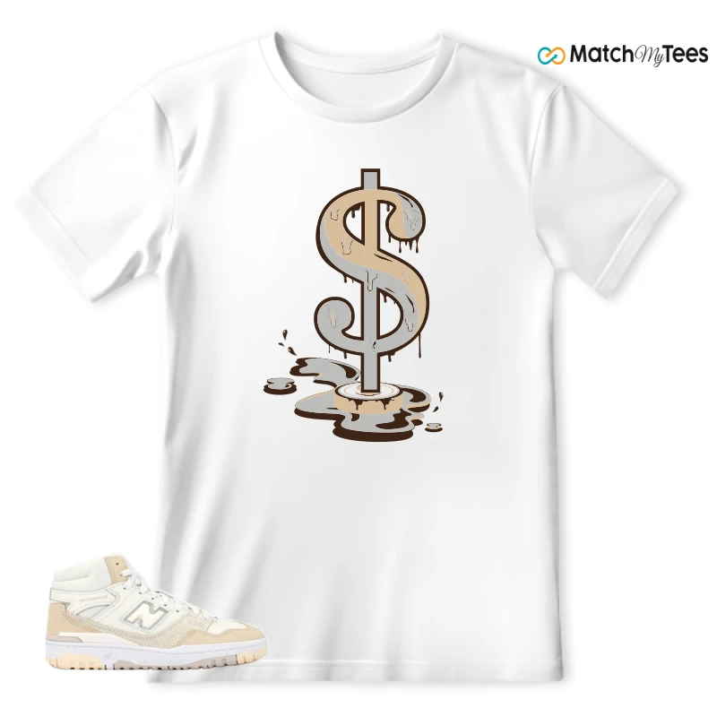 NEW BALANCE 650R BEIGE SNEAKER Matching Tees T-shirt for Men