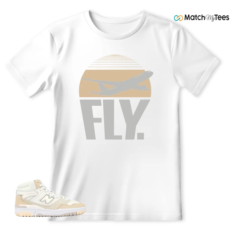 NEW BALANCE 650R BEIGE SNEAKER Matching Tees T-shirt for Men