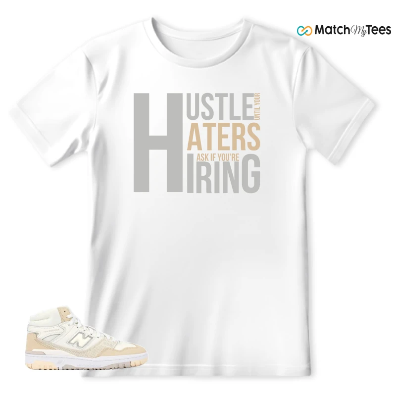 NEW BALANCE 650R BEIGE SNEAKER Matching Tees t-shirt