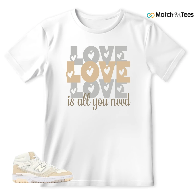 NEW BALANCE 650R BEIGE SNEAKER Matching Tees t-shirt