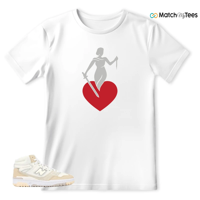 NEW BALANCE 650R BEIGE SNEAKER Matching Tees t-shirt