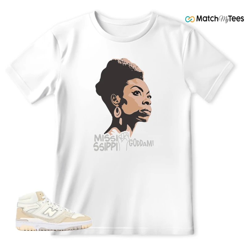 NEW BALANCE 650R BEIGE SNEAKER Matching Tees t-shirt