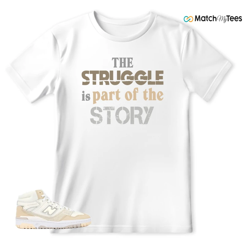 NEW BALANCE 650R BEIGE SNEAKER Matching Tees t-shirt